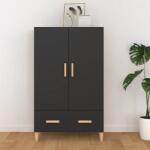 vidaXL fekete szerelt fa magasszekrény 70 x 31 x 115 cm (812529)