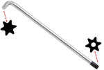 BGS technic Torxkulcs "L" alakú extra hosszú T45 torx-lyukas torx - BGS (9-794-T45)