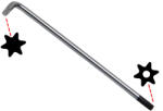 BGS technic Torxkulcs "L" alakú extra hosszú T15 torx-lyukas torx - BGS (9-794-T15)
