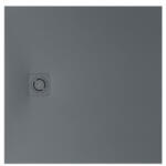 Roca Terra-N Stonex zuhanytálca 80x80 cm csúszásgátló felülettel és lefolyóval, palaszürke APA0132032001200 (APA0132032001200)