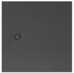 Roca Terra-N Stonex zuhanytálca 80x80 cm csúszásgátló felülettel és lefolyóval, onyx APA0132032001640 (APA0132032001640)