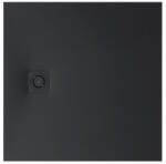Roca Terra-N Stonex zuhanytálca 80x80 cm csúszásgátló felülettel és lefolyóval, fekete APA0132032001400 (APA0132032001400)