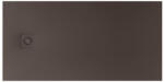 Roca Terra-N Stonex zuhanytálca 100x75 cm csúszásgátló felülettel és lefolyóval, kávé APA013E82EE01660 (APA013E82EE01660)