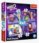 Trefl 34652 - Agymanók - Emotions rule - 4 az 1-ben puzzle (35, 48, 54, 70 db-os) (34652)