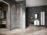 RAVAK NEXTY NDOP1+NPSS 90x90 cm-es nyílóajtós zuhanykabin fix oldalfallal, króm/transparent 03O70C00Z1SET90NPSS90 (03O70C00Z1SET90NPSS90)