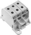 Weidmüller WEIDMÜLLER WPD 330CC 3X50/3X50 GY Potenciálelosztó sorkapocs, csavaros csatlakozás, világosszürke, 50mm2, 150A, 1000V (2874510000) (2874510000)