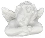  Angyal figura poly 3, 8x2, 6x2, 6cm fehér 4db/csomag (LR19B-3619)