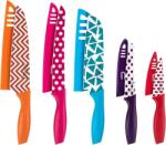 Michelangelo Set cutite Michelangelo Gemetry, color, anti-aderente, cu protectie, 5 piese