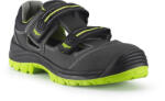 HECHT Védőszandál SRC nubuk bőr felsőrész TOP BUFFALO SANDAL O1, fekete, 46 (TOP_BUFFALO_SANDAL_O1-46)