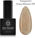 Naní gél lakk 6 ml - Transparent Honey Shimmer
