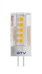 GTV LD-G4P30W-30 LED FÉNYFORRÁS, A-G, G4, 3000K, 3, 0W, DC12V, 360°, 260lm (LD-G4P30W-30)