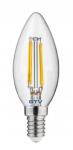 GTV LD-C35FLE4-40 LED FÉNYFORRÁS, FILAMENT, A-G, C35, 4000K, E14, 4, 0W, AC220-240V, 360°, 420lm, 44mA (LD-C35FLE4-40)