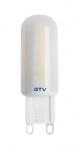 GTV LD-G96440-32 LED IZZÓ SMD 2835, MŰANYAG, MELEG FEHÉR, G9, 4W, AC 230V, 360° FÉNYSZÖG, 300 lm, 43 mA (LD-G96440-32)