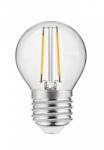 GTV LD-G45FL2E-30 LED fényforrás FILAMENT, 3000K, G45, E27, 2W, AC220-240V/50-60Hz, RA>80, 360°, 200lm, PF>0, 4, 22mA (LD-G45FL2E-30)