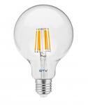 GTV LD-G95FLE8-40 LED FÉNYFORRÁS, FILAMENT, A-G, G95, 4000K, E27, 8, 0W, AC220-240V, 360°, 880lm, 70mA (LD-G95FLE8-40)