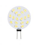 GTV LD-G4025W-30 LED FÉNYFORRÁS, A-G, G4, 3000K, 2, 5W, DC12V, 180°, 250lm (LD-G4025W-30)