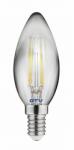 GTV LD-C35FP4-30 Dekoratív LED lámpa, FILAMENT, C35, 27006, E14, 4W, 240lm, AC220-240V/ 50-60Hz, RA>80, 360° (LD-C35FP4-30)