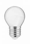 GTV LD-G45FL2EM-40 LED lámpa, FÉLÁTLÁTSZÓ FILAMENT, G45, 4000K, E27, 2W, 220lm, AC220-240V/50-60Hz, RA>80, 360° (LD-G45FL2EM-40)