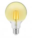 GTV LD-G95FEV4-30 LED FÉNYFORRÁS, FILAMENT VINTAGE, A-G, G95, 3000K, E27, 4, 0W, AC220-240V, 360°, 300lm, 44mA (LD-G95FEV4-30)