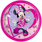 Disney Minnie papírtányér, party tányér 8 DARABOS, 20 cm FSC Nr2