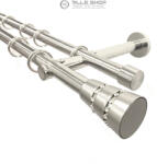  19 mm France, 2 soros MONTIPELLIER, karnis szett, INOX színben, 160 cm (RS402513)