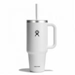 Hydro Flask All around Travel Tumbler 40 oz (1180 ml) Culoare: alb (TT40PS110)