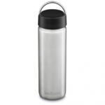 Klean Kanteen Wide w/Wide Loop Cap - brushed stainless 800 ml Culoare: argintiu (1009489)