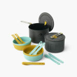 Sea to Summit Frontier UL Two Pot Cook Set 4P 14 Piece Culoare: gri/albastru (ACK027031-122106)