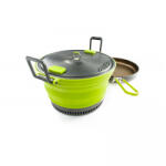 GSI Outdoors Escape Set 3 L Pot + Fry Pan Culoare: verde deschis (50236)