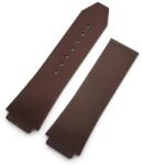  Curea tip Hublot silicon cu dungi maron - cureaceas