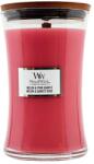 WoodWick Large Hourglass Candle Melon & Pink Quartz 610 g