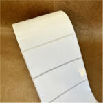  105x48mm PP Gloss White műanyag címke 1000 db/40gy