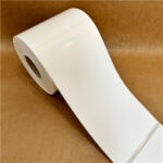  105x210 mmPP Gloss White műanyag címke 300 db/40gy - erős ragasztó
