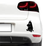 4 Decor Sticker auto - Hipopotam