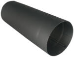 Wolker Füstcső matt fekete 150x1000mm 1, 5mm