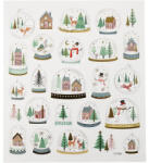 CCHOBBY Karácsonyi matrica, hógömbök, 15x17cm (CRC-29046) - mesescuccok