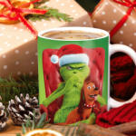 Deconline Customs Grincses karácsonyi bögre "Grinch és Max (DO129170-Ceramic-Mug)
