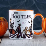Deconline Customs Halloween mintás bögre "The Bootles" Narancssárga (DO126178-12-ORANGE-MUG)