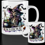 Deconline Customs Halloween mintás bögre "Time to. . . " 330 ml (DO126178-15-CERAMIC-MUG)