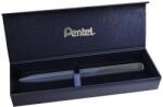 Pentel Energel Bl2507C-Ck Prémium Rollertoll - 0.35 mm, Fém Matt Kék Test, Kék (BL2507C-CK)