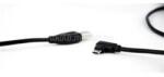 Gembird USB-A 2.0 -> USB-B 2.0 micro M/M adatkábel 1.8m fekete 90°jobb (CCB-USB2-AMMDM90-6) (CCB-USB2-AMMDM90-6)