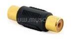 Gembird RCA -> RCA F/F adapter hosszabbító fekete (A-RCAFF-01) (A-RCAFF-01)