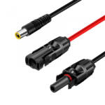 LogiLink PHC0401 napelem adapter kábel DC7909/M - 2x MC4/MF 1.8m fekete-piros