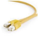 Gembird RJ45 CAT6A S/FTP - RJ45 CAT6A S/FTP M/M adatkábel 0.5m sárga LSZH (PP6A-LSZHCU-Y-0.5M) (PP6A-LSZHCU-Y-0.5M)
