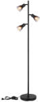 GLOBO Állólámpa, 161 cm - Satella Globo 54312-3S, talpkapcsoló, üveg, 3xE14 foglalattal, 230 V (54312-3S)