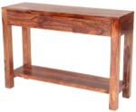 RAAVI Konzolos asztal GANI 76x130 cm tömör fa/rózsafa GANI-KZR (RA0106)