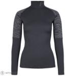 Johaug Elevate Wool Half Zip póló, valódi fekete (XS)