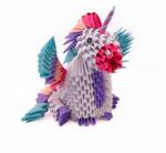 CreativaMente Creagami -3D origami készlet, Unikornis (CRE737)