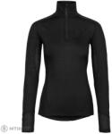 Johaug Lithe Tech-Wool Half Zip női póló, true black (L)