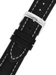 Morellato Curea neagră din piele Morellato Plus 3252480.019 M 22 mm